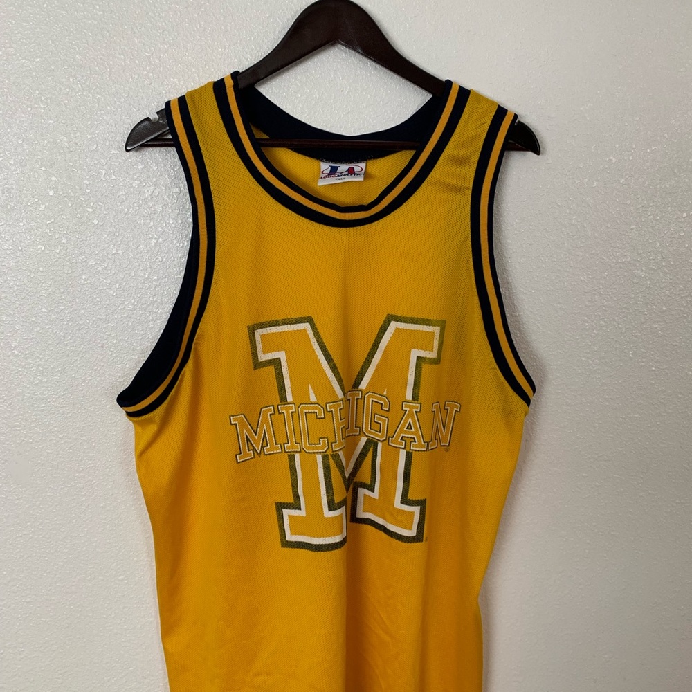 Vintage Logo Athletic Michigan Jersey